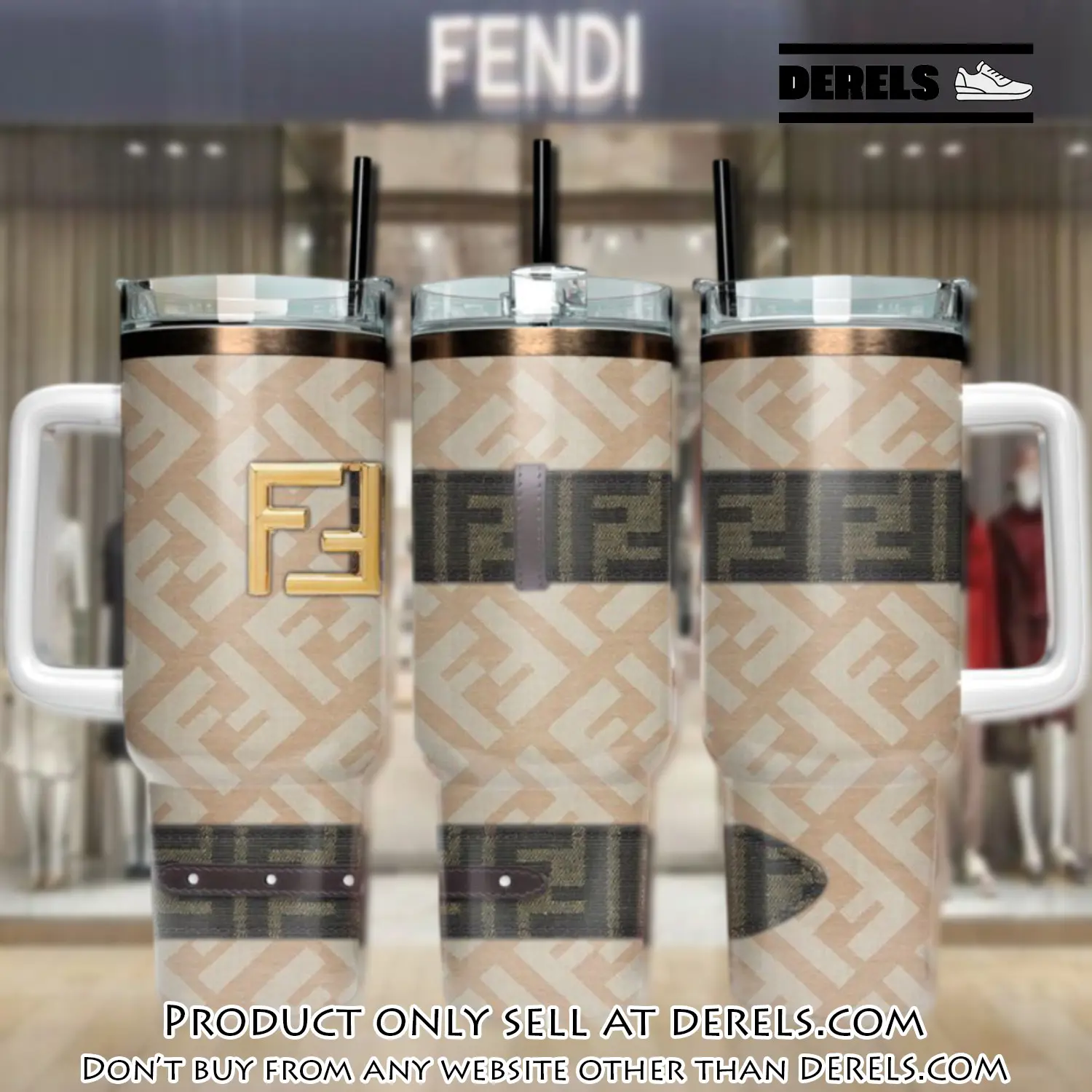 Fendi logo 40oz stanley tumbler fendi stanley tumbler ktb1067 dr3121998